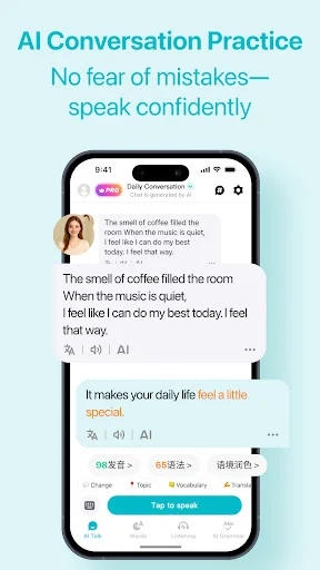 Download Talksy AI Language Learning Terbaru – Belajar Bahasa Cepat - Screenshot 2