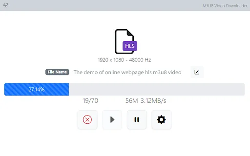 FetchV Video Downloader – Download M3U8 & HLS Video Mudah - Screenshot 2