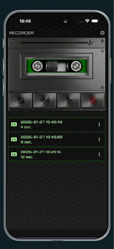 Download Voice Recorder – Retro Tape Terbaru – Rekam Audio Klasik - Screenshot 3