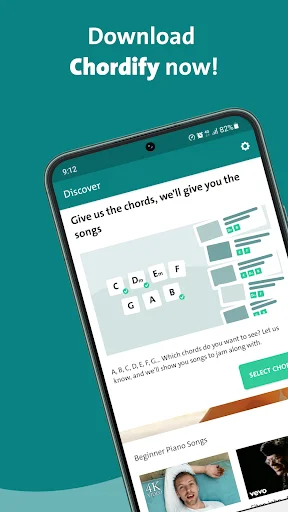 Download Chordify Terbaru – Belajar Kunci Gitar & Piano Gratis - Screenshot 6