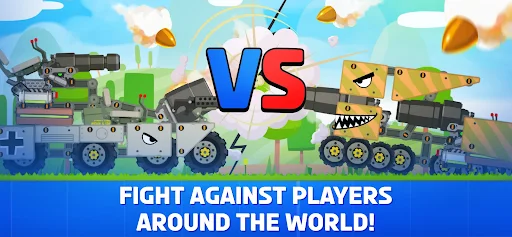 Download Super Tank Rumble Terbaru – Bangun Tank & Bertempur - Screenshot 2