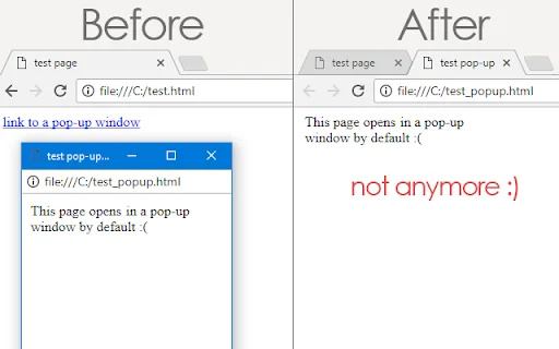 Open Link in Same Tab Terbaru – Kelola Tab Chrome Lebih Mudah - Screenshot 1