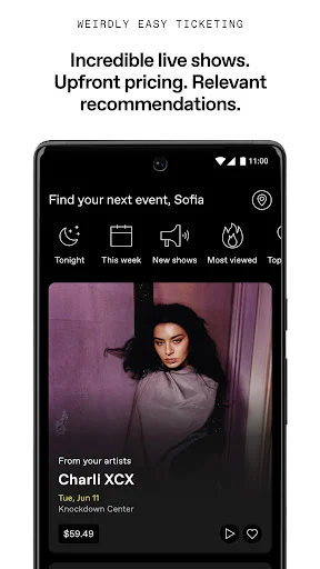 Download DICE: Live Shows Terbaru – Tiket Konser & Festival - Screenshot 1