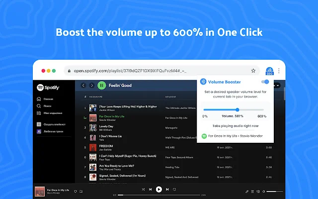 Volume Booster Chrome – Tingkatkan Suara Browser Hingga 600% - Screenshot 3