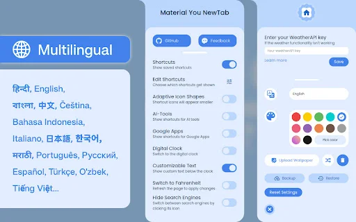 Download MYNT: Material You New Tab – Tampilan Chrome Modern - Screenshot 4