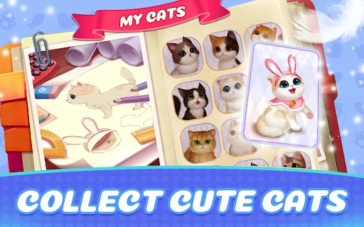 Download Kitten Match Terbaru – Game Puzzle Kucing Lucu Gratis - Screenshot 12