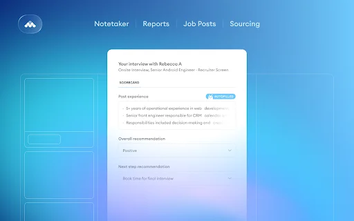 Download Metaview Terbaru – Ekstensi AI Rekrutmen Gratis - Screenshot 3