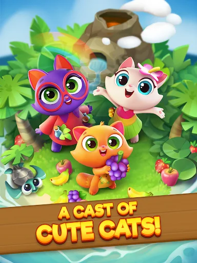 Download Tropicats: Tropical Match3 Terbaru – Game Puzzle Kucing - Screenshot 15