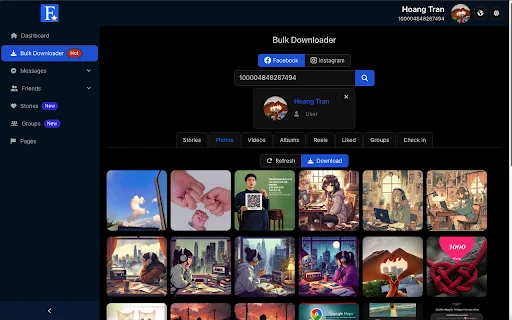 FB AIO: Toolbox Lengkap Facebook Terbaik – Unduh Gratis - Screenshot 1