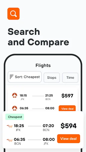 Download KAYAK: Cek Tiket Pesawat & Hotel Murah Terbaru - Screenshot 3
