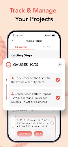 Download YarnPal Crochet untuk Pemula – Tutorial Mudah & Pola Gratis - Screenshot 6