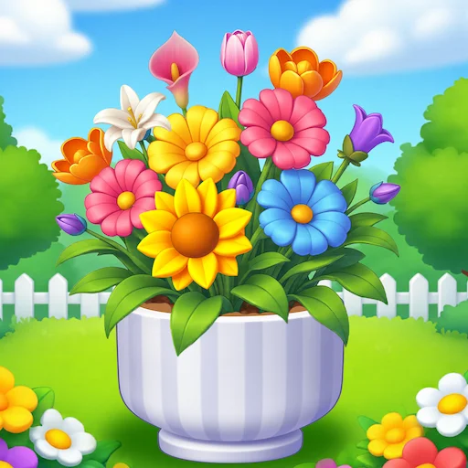 Unduh Bloom Flowers Sort: Lucky Terbaru – Game Puzzle Santai