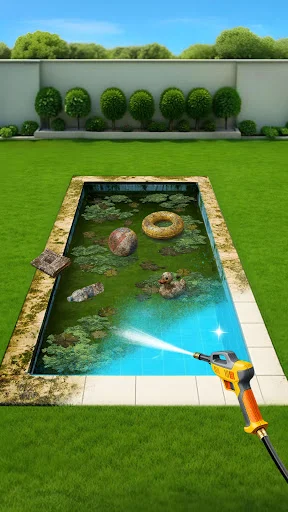 Download Lawn Care ASMR Cleaning Terbaru – Game Simulasi Santai - Screenshot 2