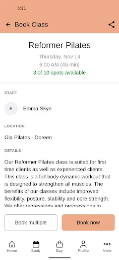 Download Gia Pilates Terbaru – Jadwal & Booking Kelas Gratis - Screenshot 3
