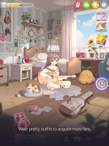 Download Guitar Girl Terbaru – Game Santai & Musik Menenangkan - Screenshot 11