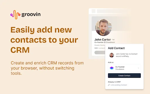 Groovin: Sinkronisasi LinkedIn ke CRM Attio & Affinity Terbaik - Screenshot 2