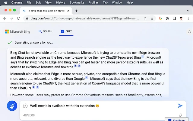 Download Bing Chat for All Browsers Terbaru – Akses AI Gratis - Screenshot 1