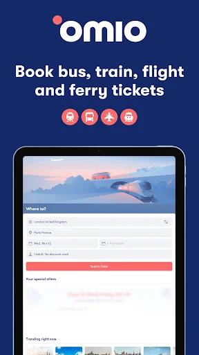 Download Omio: Pesan Tiket Kereta, Bus, & Pesawat Termurah - Screenshot 8