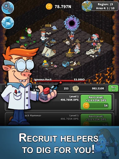 Download Tap Tap Dig Terbaru – Game Idle Clicker Seru Gratis - Screenshot 19