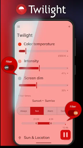 Download Twilight Blue Light Filter Terbaru – Tidur Lebih Nyenyak - Screenshot 1