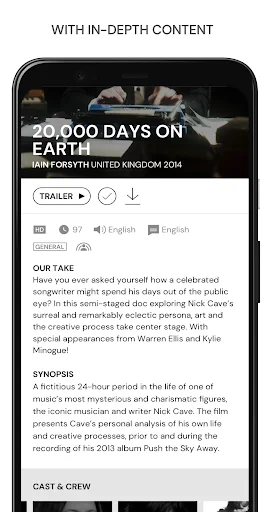 Download MUBI: Curated Cinema Terbaru – Film Indie Terbaik - Screenshot 3