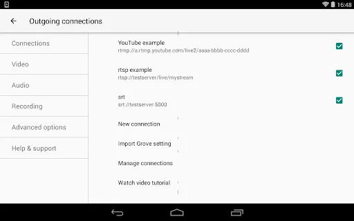 Download Larix Broadcaster Terbaru – Live Streaming Android Pro - Screenshot 5