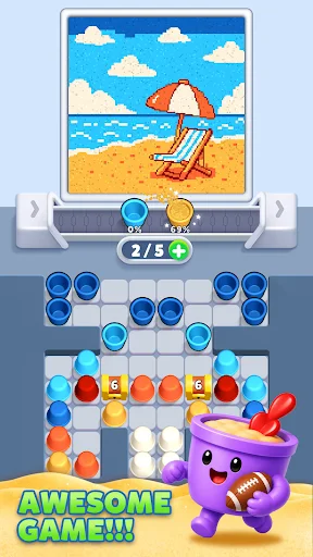 Download Sand Out: Color Sorting Terbaru – Game Puzzle Santai - Screenshot 7
