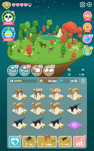 Download Merge Safari – Fantastic Isle Terbaru – Game Gabung Hewan - Screenshot 16