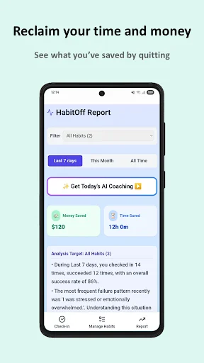 Download MINUS – HabitOff Terbaru: Berhenti Kebiasaan Buruk - Screenshot 4