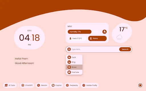 Download MYNT: Material You New Tab – Tampilan Chrome Modern - Screenshot 5
