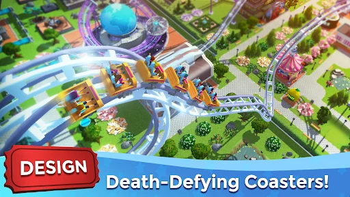 Download RollerCoaster Tycoon Touch Terbaru – Bangun Taman Hiburan - Screenshot 18