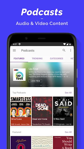 Download Podcast Player Terbaru – Aplikasi Podcast & Radio Gratis - Screenshot 1