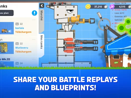Download Super Tank Rumble Terbaru – Bangun Tank & Bertempur - Screenshot 11