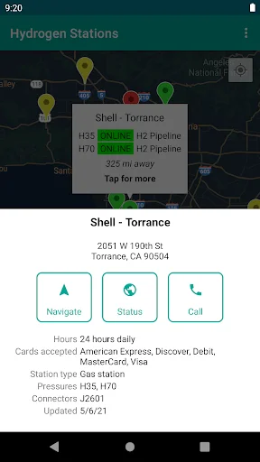 Download Hydrogen Stations USA Terbaru – Temukan SPBU Hidrogen - Screenshot 3