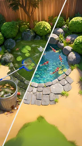 Download Lawn Care ASMR Cleaning Terbaru – Game Simulasi Santai - Screenshot 4
