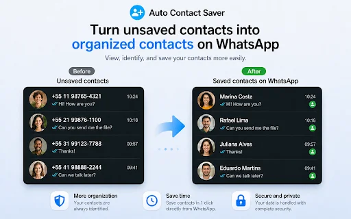 Download WhatsApp Contact Saver Terbaru – Simpan Kontak Otomatis - Screenshot 1