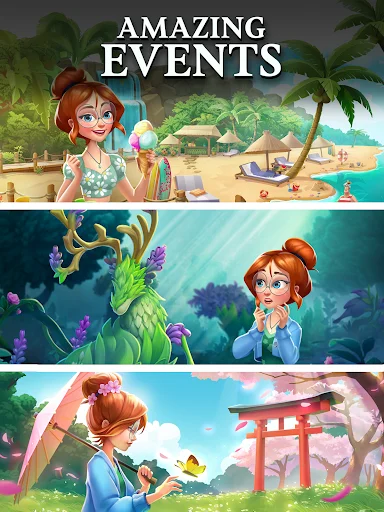 Download Merge Gardens Terbaru – Game Puzzle Santai & Seru - Screenshot 21
