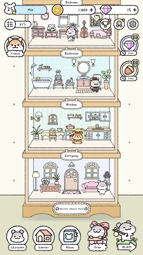 Download Hamster Town Terbaru – Game Puzzle Lucu Gratis - Screenshot 5