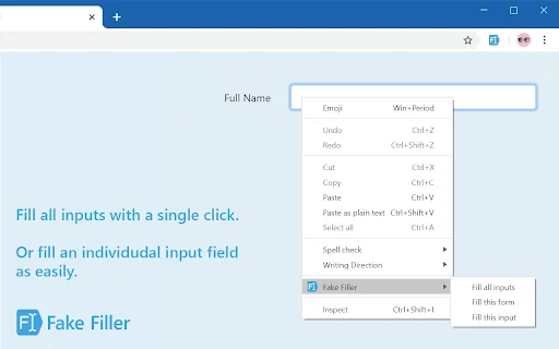 Unduh Fake Filler Terbaru – Isi Formulir Otomatis Gratis - Screenshot 1