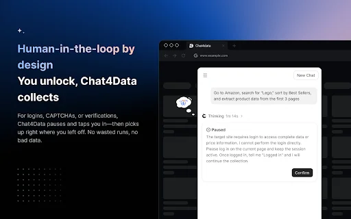 Chat4Data: Scraper Web AI Terbaik Tanpa Coding – Unduh Sekarang - Screenshot 4