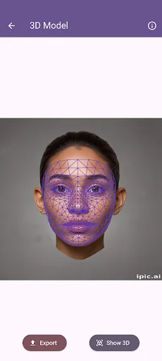 Download 3D Face Model Maker Terbaru – Buat Model Wajah 3D Gratis - Screenshot 1
