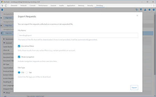 Download Omnibug Terbaru – Debugging Data Marketing Gratis - Screenshot 3
