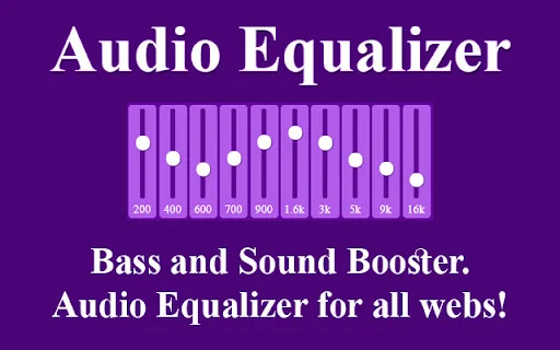 Audio Equalizer – EQ: Tingkatkan Kualitas Suara Browser Anda - Screenshot 3
