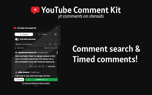 Download YouTube Comment Kit – Cari Komentar & Fitur Canggih - Screenshot 1