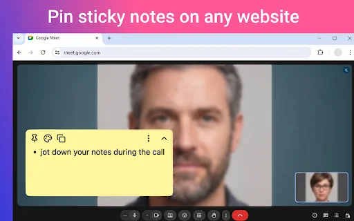 Simple Sticky Notes: Catatan Tempel Praktis di Chrome - Screenshot 1
