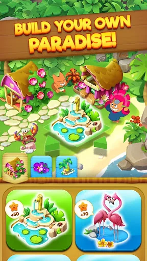 Download Tropicats: Tropical Match3 Terbaru – Game Puzzle Kucing - Screenshot 3