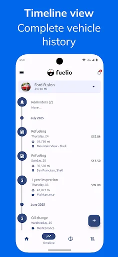 Unduh Fuelio Terbaru – Pantau Konsumsi BBM & Biaya Kendaraan - Screenshot 6