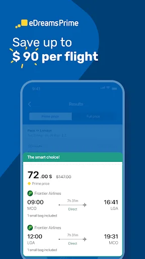 Download eDreams: Pesan Tiket Pesawat, Hotel & Mobil Murah - Screenshot 3