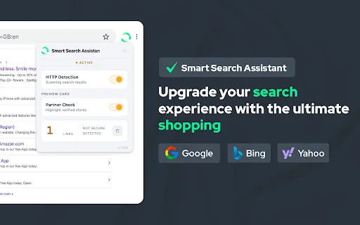 Smart Search Assistant: Belanja Aman & Kupon Diskon Terbaru - Screenshot 1