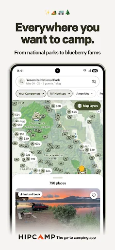Download Hipcamp Terbaru – Cari & Pesan Tempat Kemping Mudah - Screenshot 1